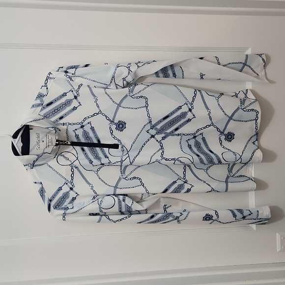 San Soleil Tops - SanSoleil Women's Quarter Zip Golf Top Pullover Size Medium